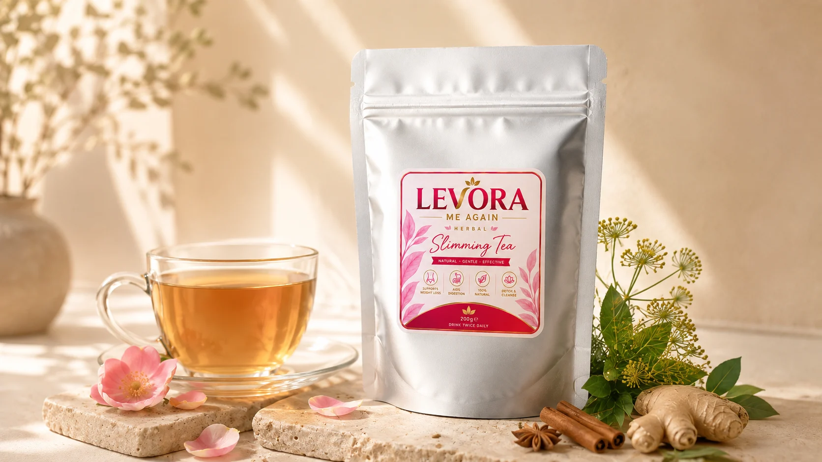 شاي LEVORA Slimming Tea… كيف تجعله جزءًا من روتينك اليومي؟